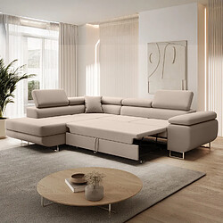 NC Marius - Velours Beige pas cher