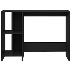 Helloshop26 Bureau informatique noir - 102,5 x 35 x 75 cm