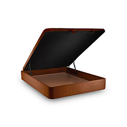 Avis Sommeil de plomb Lit coffre 2 places - Terracotta