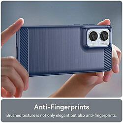 Acheter htdmobiles Motorola Moto G85 5G Coque Silicone Gel - Bleu Foncé