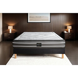 Prestige literie Ensemble Exclusive 90x190 cm + Sommier Noir