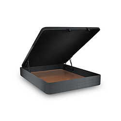 Avis Sommeil de plomb Lit coffre 2 places - Anthracite