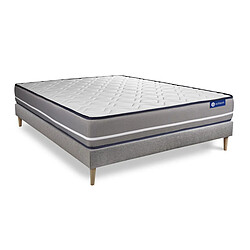 Actisom Ensemble Matelas Actiflex 200x200 Gris