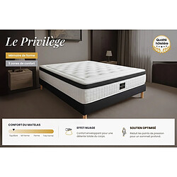 Avis Prestige literie PRESTIGE-LITERIE Privilège - 90x200 cm