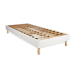 Avis ACTISOM Ensemble matelas Ressorts ensachés ACTIFLEX TOUCH 80x200 3zones de confort + sommier KIT blanc