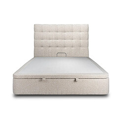 Sommeil de plomb Lit coffre 2 places - Beige
