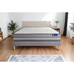 Actisom Ensemble Matelas Actiflex 200x200 Gris