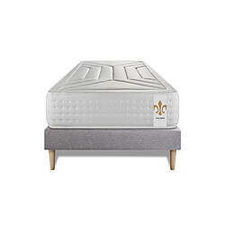 LITIER DELUXE Ensemble Vingt-Quatre 90x200 cm - Gris