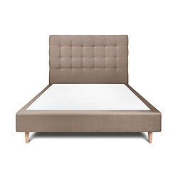 Sommeil de plomb Lit 2 places - Taupe