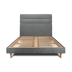 Sommeil de plomb Lit 135x190cm Sommeil-de-Plomb - Gris Anthracite