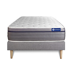 ACTISOM Ensemble Matelas ACTIFLEX ZEN 80x200 Ressorts Ensachés et Mémoire de Forme