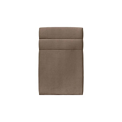 Sommeil de plomb SOMMEIL-DE-PLOMB - Tête de lit Lignes Velours Taupe 90 cm