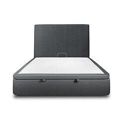 Sommeil de plomb Lit coffre 2 places - Anthracite