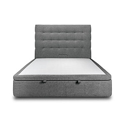Sommeil de plomb Lit coffre 2 places - Anthracite