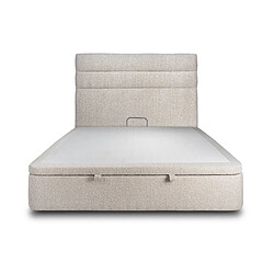 Sommeil de plomb Lit coffre 180x200 - Beige