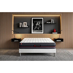 Somness REGEN 90x200 Matelas mémoire de forme avec sommier - 5 zones de confort - Aération optimisée