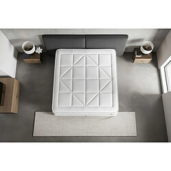 LITIER DELUXE Matelas Le Vingt-Huit 200 x 200 cm pas cher