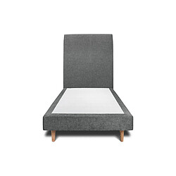 Sommeil de Plomb Lit 90x190cm - Gris anthracite