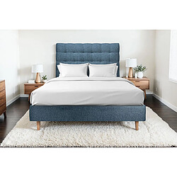 Avis Sommeil de plomb Tête de lit bouclette - Bleu