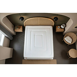 Marmottes & Co MARMOTTES-CO LE RAFFINÉ Matelas Hybrid - 200x200 cm pas cher