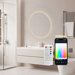 Avis Ksix miroir de salle de bain LED - Gris