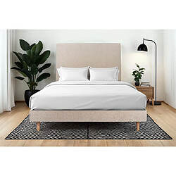 Sommeil de plomb Sommeil-de-plomb Sommier Kit - Beige brun 140x200 pas cher