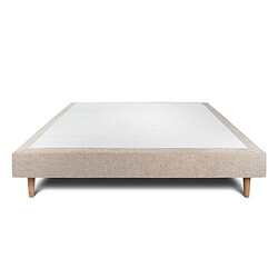 Sommeil de plomb Sommier tapissier - Beige