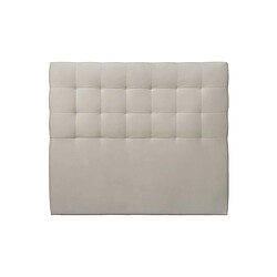 Sommeil de plomb Tête de lit velours - Gris clair