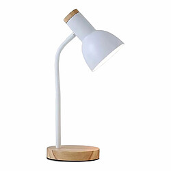 EDM Lampe de Bureau - Blanc/Naturel