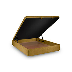Avis Sommeil de plomb Lit coffre 140x190 - Jaune
