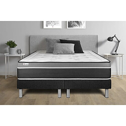 Avis Vitalit Sommier tapissier 2 places - Noir