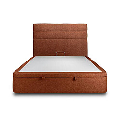 Sommeil de plomb Lit coffre 2 places - Terracotta