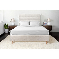 Acheter Sommeil de plomb Tête de lit capitonnée - Beige