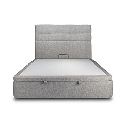 Sommeil de plomb Lit coffre 2 places - Gris