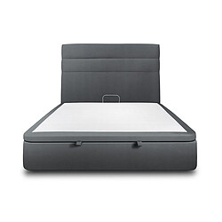 Sommeil de plomb Lit coffre 2 places - Anthracite