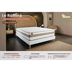 Avis Marmottes & Co MARMOTTES-CO LE RAFFINÉ Matelas Hybrid - 200x200 cm