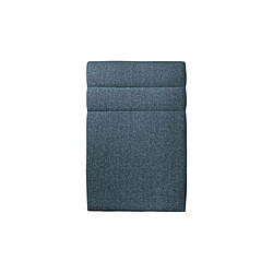 Sommeil de plomb Tête de lit Lignes Bouclette - Bleu Tête de lit Lignes - Bouclette - Velours - 90 cm de largeur