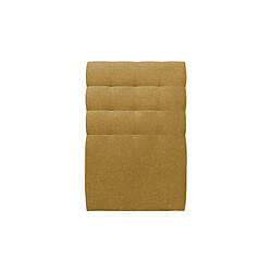 Sommeil de plomb Tête de lit capitonnée - Jaune