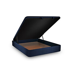 Avis Sommeil de plomb Lit coffre 2 places - Bleu