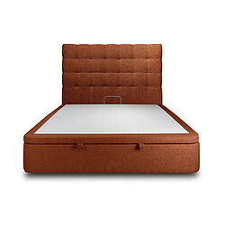 Sommeil de plomb lit coffre 2 places - Terracotta