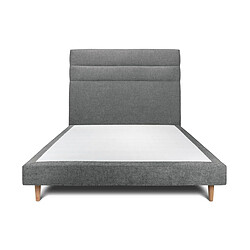 Sommeil de plomb Lit tapissier - Gris