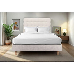 Acheter Sommeil de plomb Tête de lit capitonnée - Beige