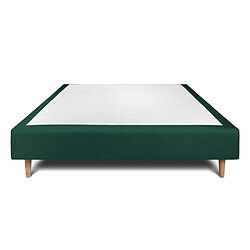 Sommeil de Plomb Sommier Velours 140x200 - Vert