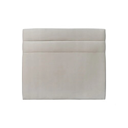 Sommeil de plomb Tête de lit velours - Gris clair