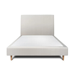 Lit Sommeil de plomb - 140x190 cm - Gris clair