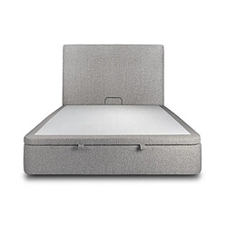 Sommeil de plomb Lit coffre 2 places - Gris