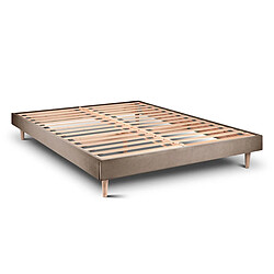 Sommeil de plomb Sommier à lattes - Taupe