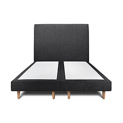 Sommeil de plomb lit tapissier - Noir