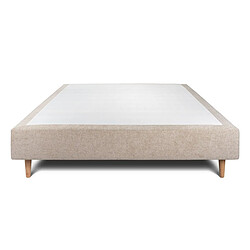 Sommeil de plomb Sommier tapissier - Beige