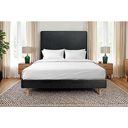 Sommeil de plomb Sommier Kit Bouclette Noir 140x200 cm pas cher